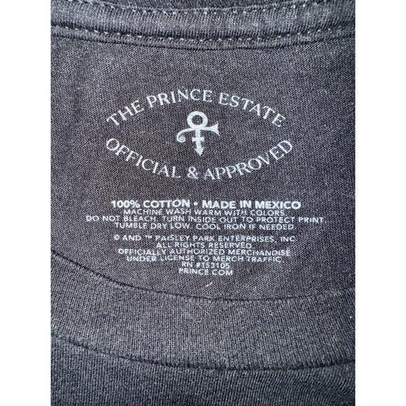 PRINCE OFFICIAL PAISLEY PARK PURPLE RAIN BAND CONCERT MUSIC T-SHIRT Small 34/36 - Picture 4 of 4